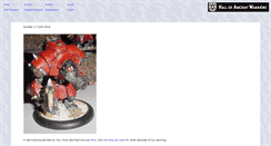 Desktop Screenshot of hallofancientwarriors.com